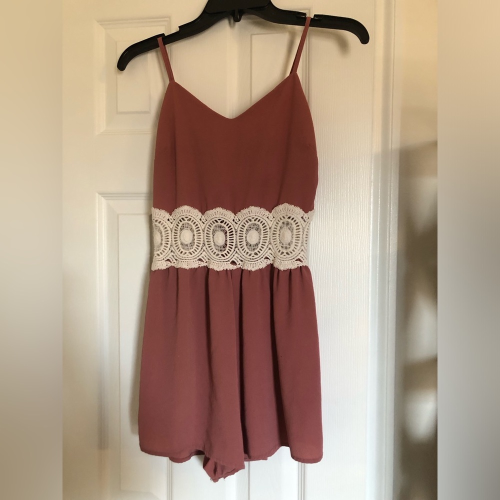Rue21 Romper w/ lace waist